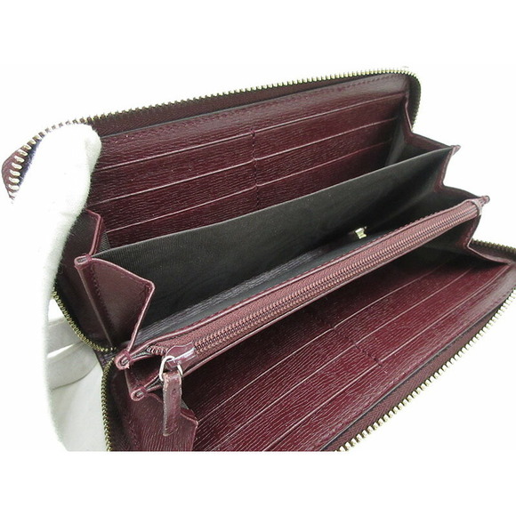 Gucci Heartbeat Round Zip Long Wallet Bordeaux - Picture 6 of 9